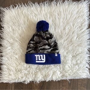SOLD.  New York Giants Military Appreciation Beanie worn once
